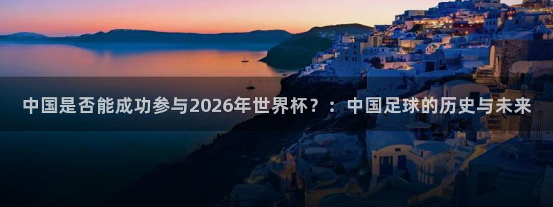 2026世界杯官网：中国是否能成功参与2026年世界杯？：中国足球的历史与未来
